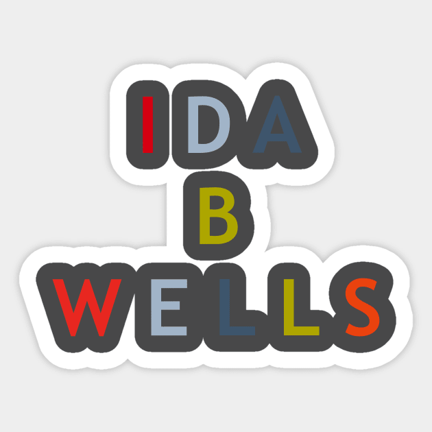 Ida B. Wells Sticker by Jojo and Juniper